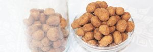 coated peanuts peanut burger